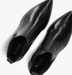 zwarte blasz enkellaarsjes l63208