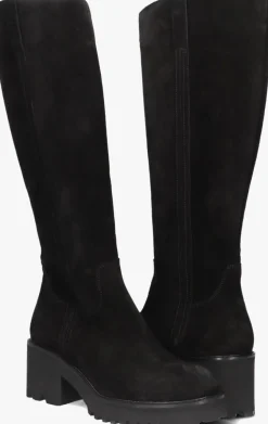 zwarte blasz hoge laarzen evs-5014