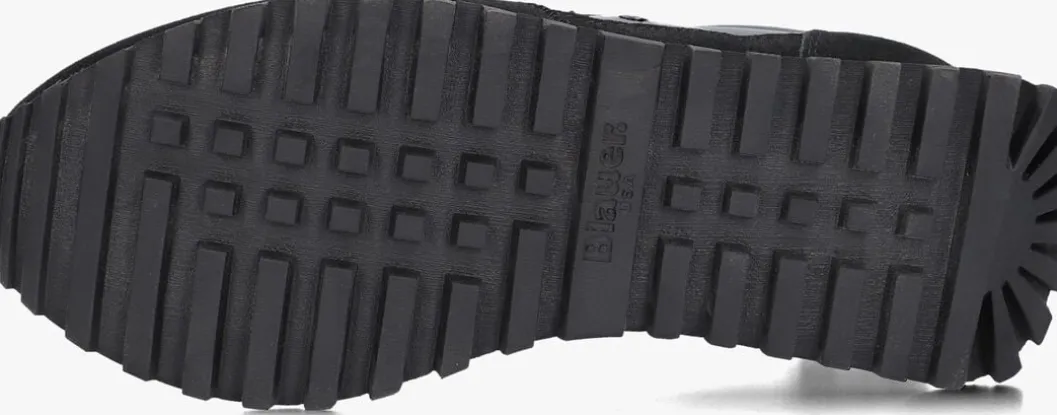 zwarte blauer lage sneakers millen03