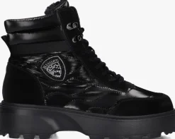 zwarte blauer veterboots blanca03