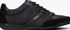 zwarte boss lage sneakers saturn lowp