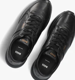 zwarte boss lage sneakers jace runn