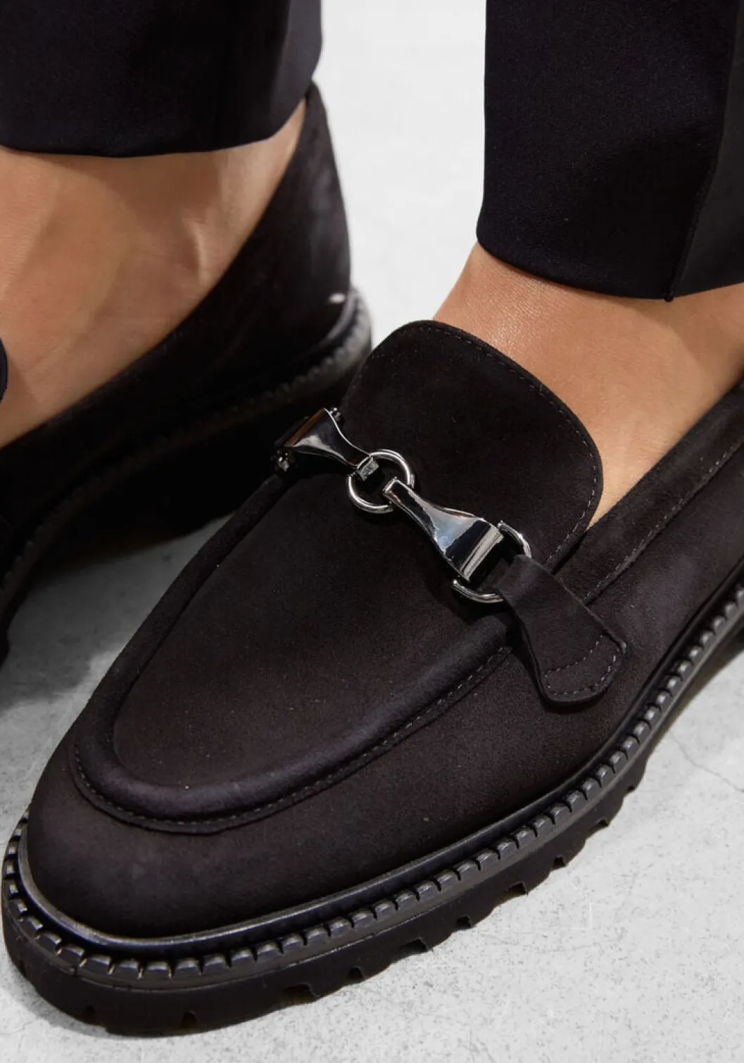 zwarte brunate loafers 10768