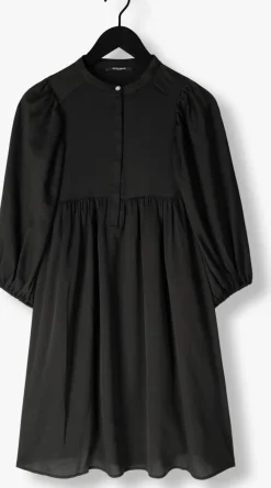 zwarte bruuns bazaar midi jurk sarina dress