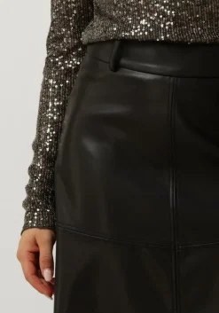 zwarte bruuns bazaar midirok vegani imma skirt
