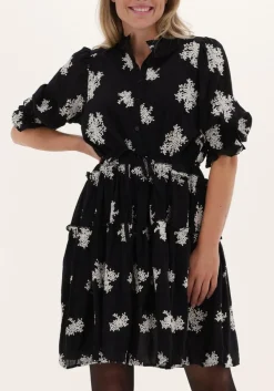 zwarte bruuns bazaar mini jurk kamal kamila dress