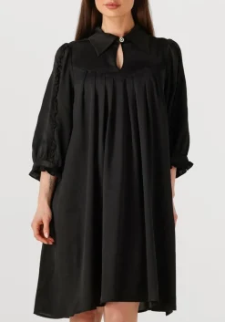 zwarte bruuns bazaar mini jurk tamia dress