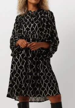 zwarte bruuns bazaar mini jurk scome sarina dress