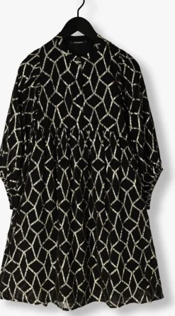 zwarte bruuns bazaar mini jurk scome sarina dress