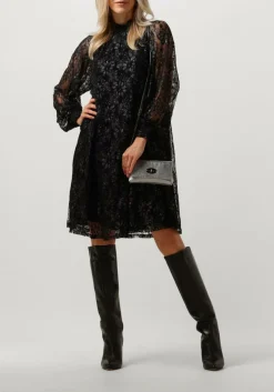 zwarte bruuns bazaar mini jurk echinops philinas dress