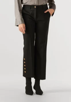 zwarte cambio flared broek france statement slit