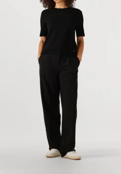 zwarte cambio pantalon etienne track galon mit wording