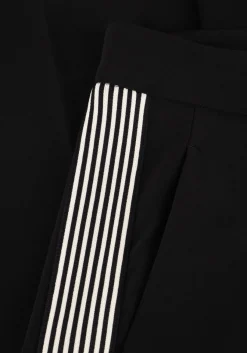 zwarte cambio pantalon etienne track galon mit wording