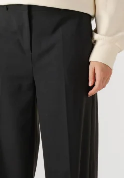 zwarte cambio wijde broek glam slouch track galon