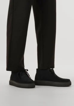 zwarte clarks originals veterschoenen torhill hi heren