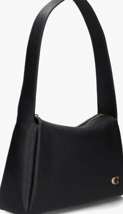 zwarte coach schoudertas lola shoulder bag
