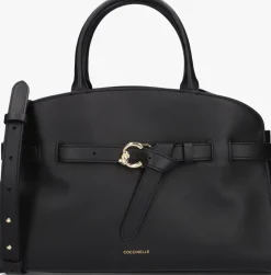 zwarte coccinelle handtas sabine