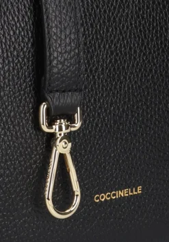 zwarte coccinelle schoudertas rebekka 13