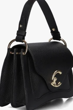 zwarte coccinelle schoudertas c-me