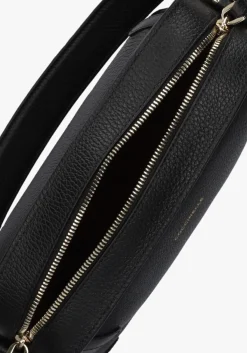 zwarte coccinelle schoudertas maleta