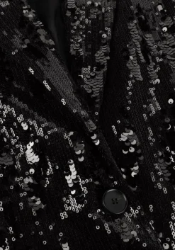 zwarte co'couture blazer club cc sequin blazer