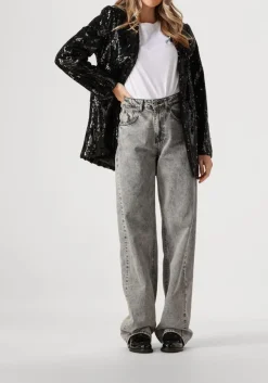 zwarte co'couture blazer club cc sequin blazer