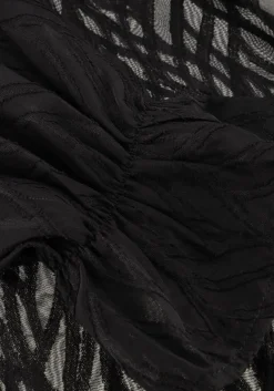 zwarte co'couture blouses rochelle frill blouse