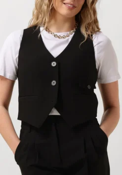 zwarte co'couture gilet vola tailor vest
