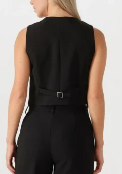 zwarte co'couture gilet volacc wrap vest