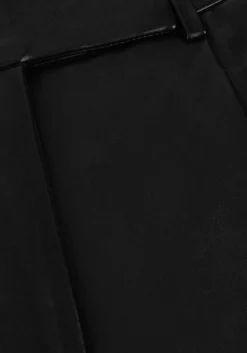 zwarte co'couture korte broek phoebecc leather pleat shorts