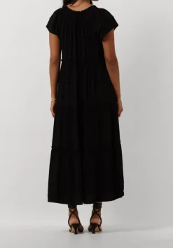 zwarte co'couture maxi jurk new sunrise dress