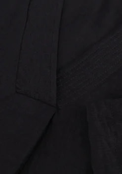 zwarte co'couture midi jurk caryncc pleat tunic dress