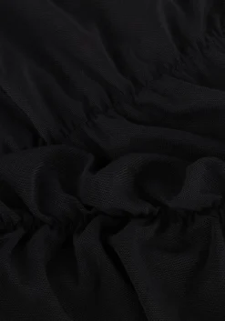 zwarte co'couture midi jurk regan cc rust mesh dress