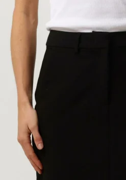 zwarte co'couture midirok vola floor pencil skirt