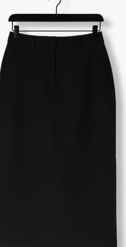 zwarte co'couture midirok vola floor pencil skirt