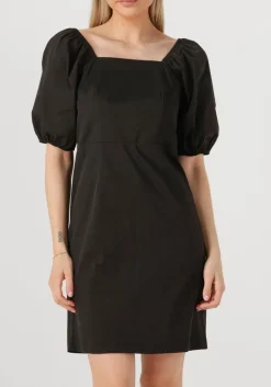 zwarte co'couture mini jurk sannacc knot dress