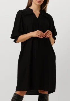 zwarte co'couture mini jurk hera frill crop dress