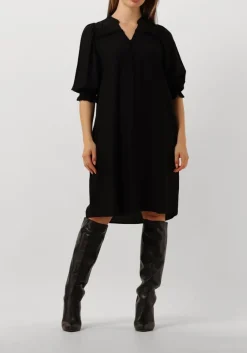 zwarte co'couture mini jurk hera frill crop dress