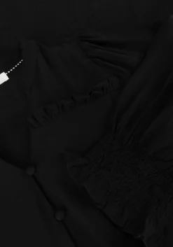 zwarte co'couture mini jurk hera frill crop dress