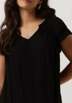 zwarte co'couture mini jurk sunrise cropped dress