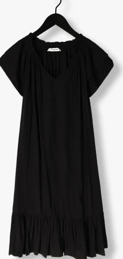 zwarte co'couture mini jurk sunrise cropped dress