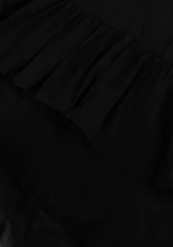 zwarte co'couture mini jurk sunrise cropped dress