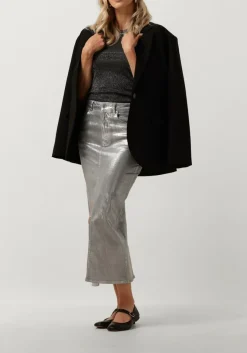 zwarte co'couture top sahara glitter tank top