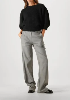 zwarte co'couture trui coralie bow rib knit