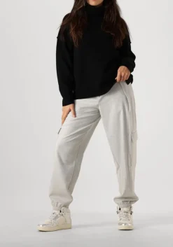 zwarte co'couture truien/vesten maja slit roll neck