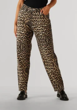 zwarte co'couture wide jeans leocc pleat pant