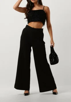 zwarte co'couture wijde broek hazelcc wide long pant