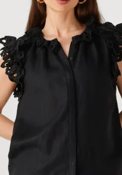 zwarte copenhagen muse blouses natuli shirt