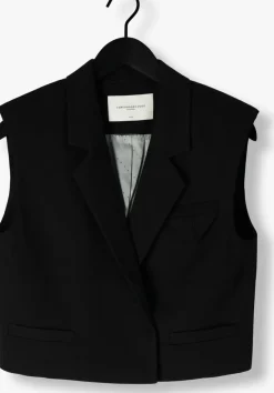 zwarte copenhagen muse gilet cmtailor-short waiscoat