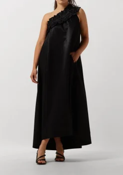 zwarte copenhagen muse maxi jurk cmava-dress